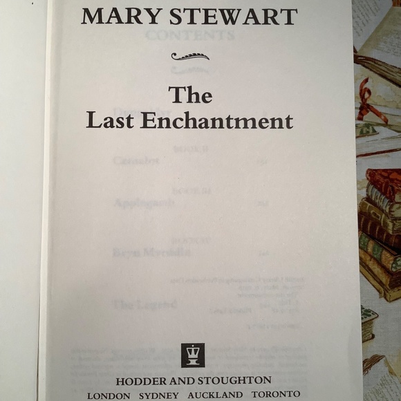 Vintage 1979 1st Edition.THE LAST ENCHANTMENT. Arthurian Saga # 3.Mary Stewart. - Picture 2 of 10